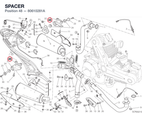 SPACER 80610281A diagram position