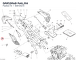 GRIP,GRAB RAIL,RH 80610421A diagram position