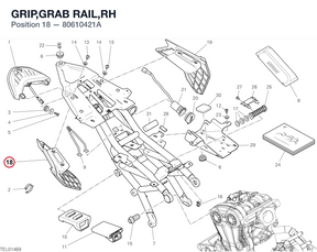 GRIP,GRAB RAIL,RH 80610421A diagram position