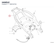 HANDLE 80610472A diagram position