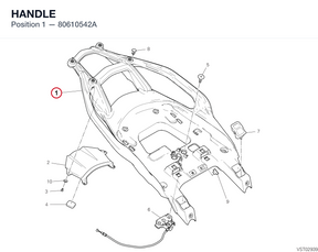 HANDLE 80610542A diagram position