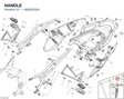 HANDLE 80620232A diagram position