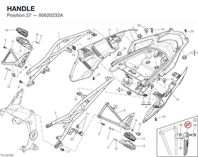 HANDLE 80620232A diagram position