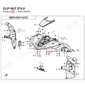 CLIP NUT ST4.8 product image