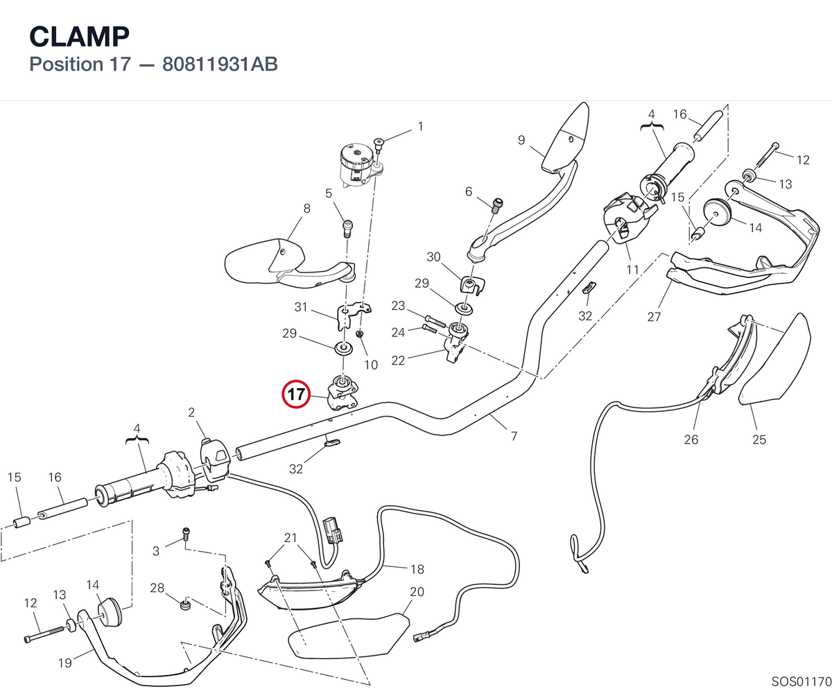 CLAMP 80811931AB diagram position