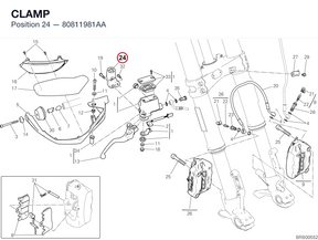 CLAMP 80811981AA diagram position