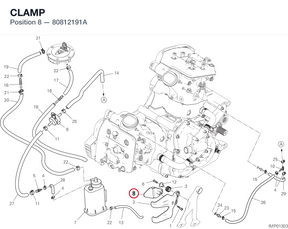 CLAMP 80812191A diagram position