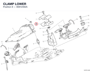 CLAMP LOWER 80812482A diagram position