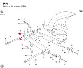 PIN 80820022A diagram position
