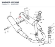 WASHER 6.5X28X2 80A0016059 diagram position