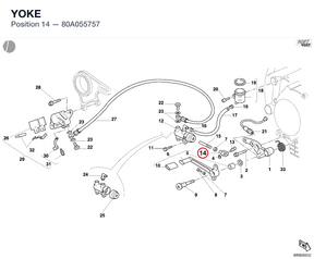 YOKE 80A055757 diagram position