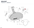 BRACKET 80B062672 diagram position