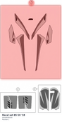 Diagram preview: Decal set 65 SX '18 (46308099200)