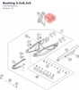 Diagram preview: Bushing 5,5x8,3x9 (C90704050010)