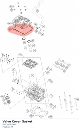 Diagram preview: Valve Cover Gasket (63536053000)