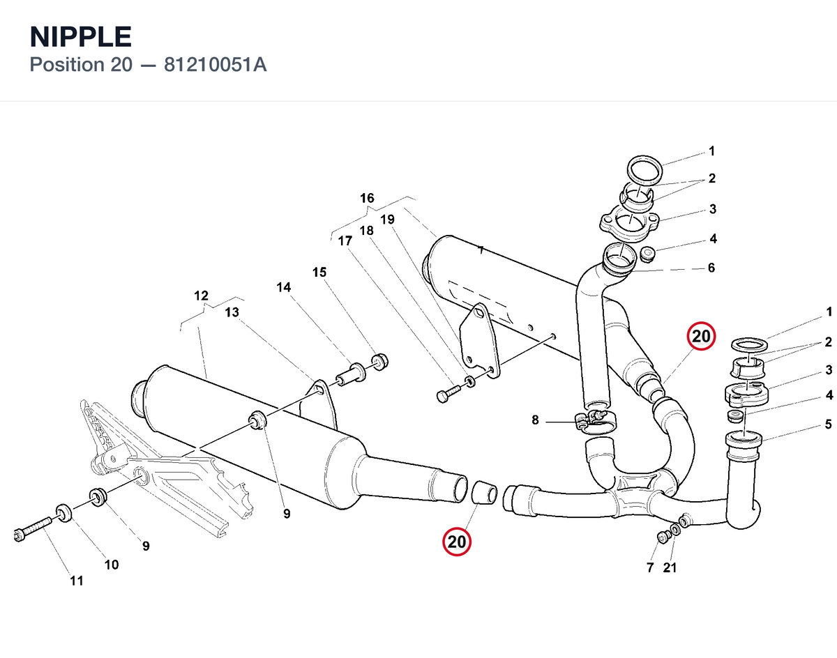 NIPPLE 81210051A diagram position