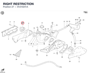 RIGHT RESTRICTION 81210241A diagram position