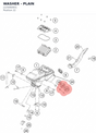 Diagram preview: WASHER - PLAIN (J125060001)