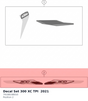 Diagram preview: Decal Set 300 XC TPI  2021 (79108198010)