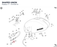 SHAPED UNION 81410511A diagram position