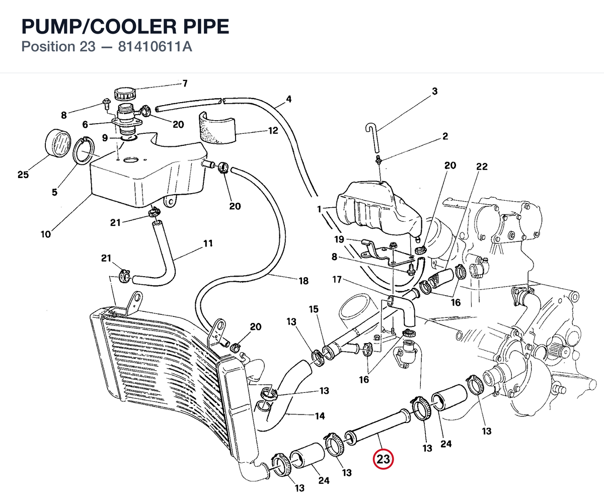 PUMP/COOLER PIPE