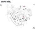 SHAPED UNION 81410912A diagram position