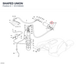 SHAPED UNION 81410942A diagram position