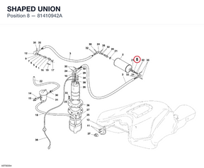 SHAPED UNION 81410942A diagram position