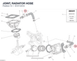 JOINT, RADIATOR HOSE 81411241A diagram position