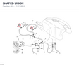SHAPED UNION 81411801A diagram position