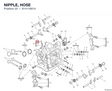 NIPPLE, HOSE 81411881A diagram position