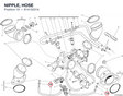 NIPPLE, HOSE 81413231A diagram position