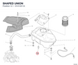SHAPED UNION 81413311A diagram position