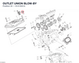 OUTLET UNION BLOW-BY 81413531A diagram position