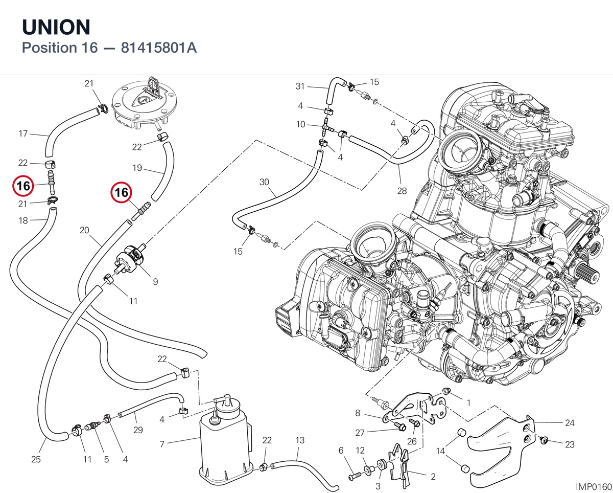 UNION 81415801A diagram position