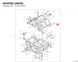 SHAPED UNION 81417151B diagram position