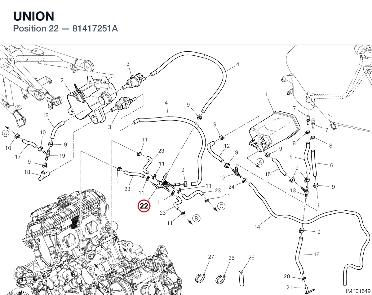 UNION 81417251A diagram position
