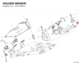 HOLDER SENSOR 81417691A diagram position