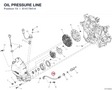 OIL PRESSURE LINE 81417841A diagram position