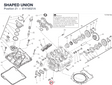 SHAPED UNION 81418021A diagram position