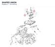 SHAPED UNION 81418191A diagram position