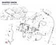 SHAPED UNION 81418311A diagram position