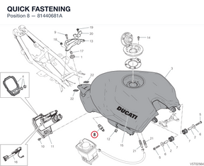 QUICK FASTENING 81440681A diagram position
