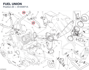 FUEL UNION 81440971A diagram position