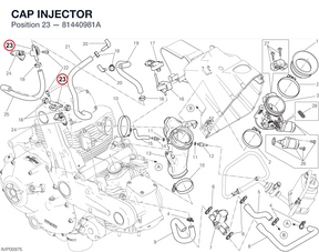 CAP INJECTOR 81440981A diagram position