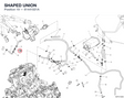 SHAPED UNION 81441021A diagram position