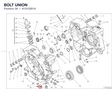 BOLT UNION 81510281A diagram position