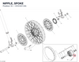 NIPPLE, SPOKE 81510411AA diagram position
