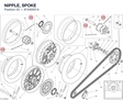 NIPPLE, SPOKE 81540051A diagram position