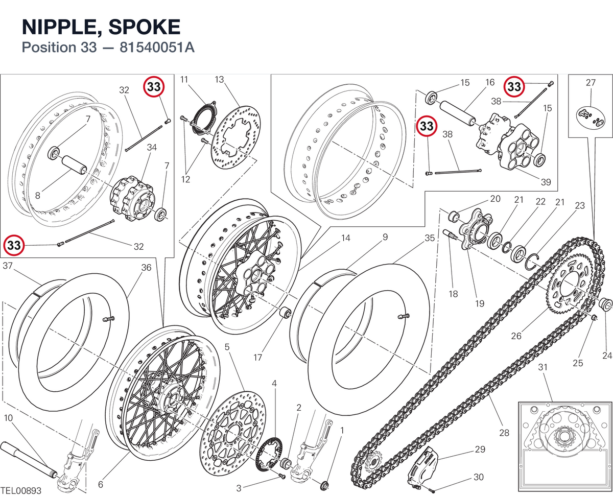 NIPPLE, SPOKE 81540051A diagram position